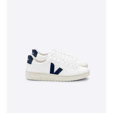 White/Navy Women's Veja URCA CWL Shoes | AU 561BEX